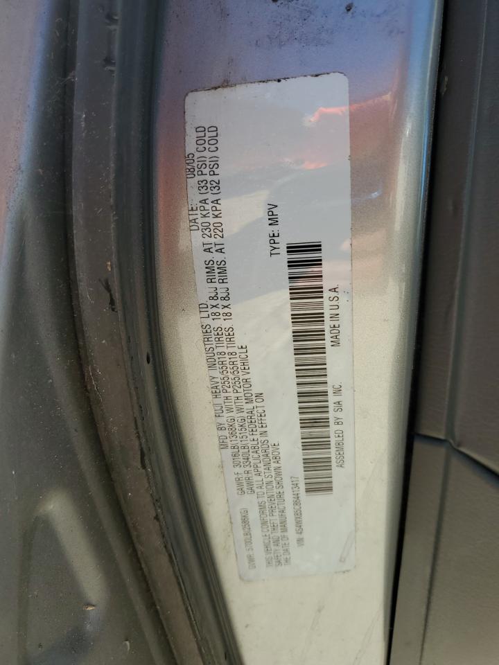 2006 Subaru B9 Tribeca 3.0 H6 VIN: 4S4WX85C864413417 Lot: 89812475