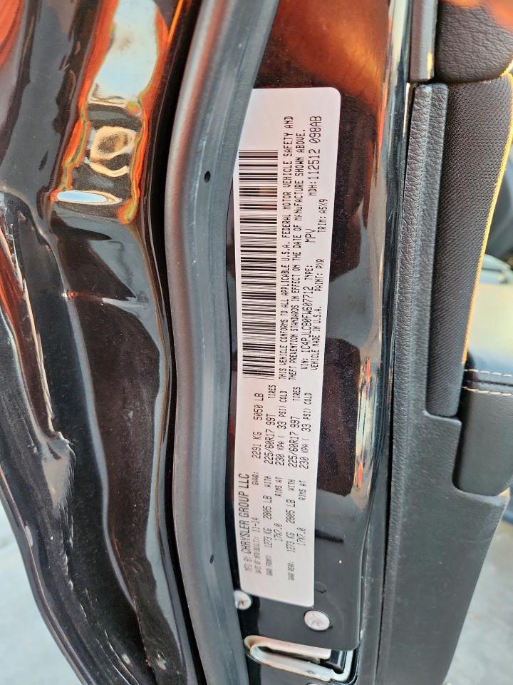 2015 Jeep Cherokee Latitude VIN: 1C4PJLCB0FW607712 Lot: 84983545