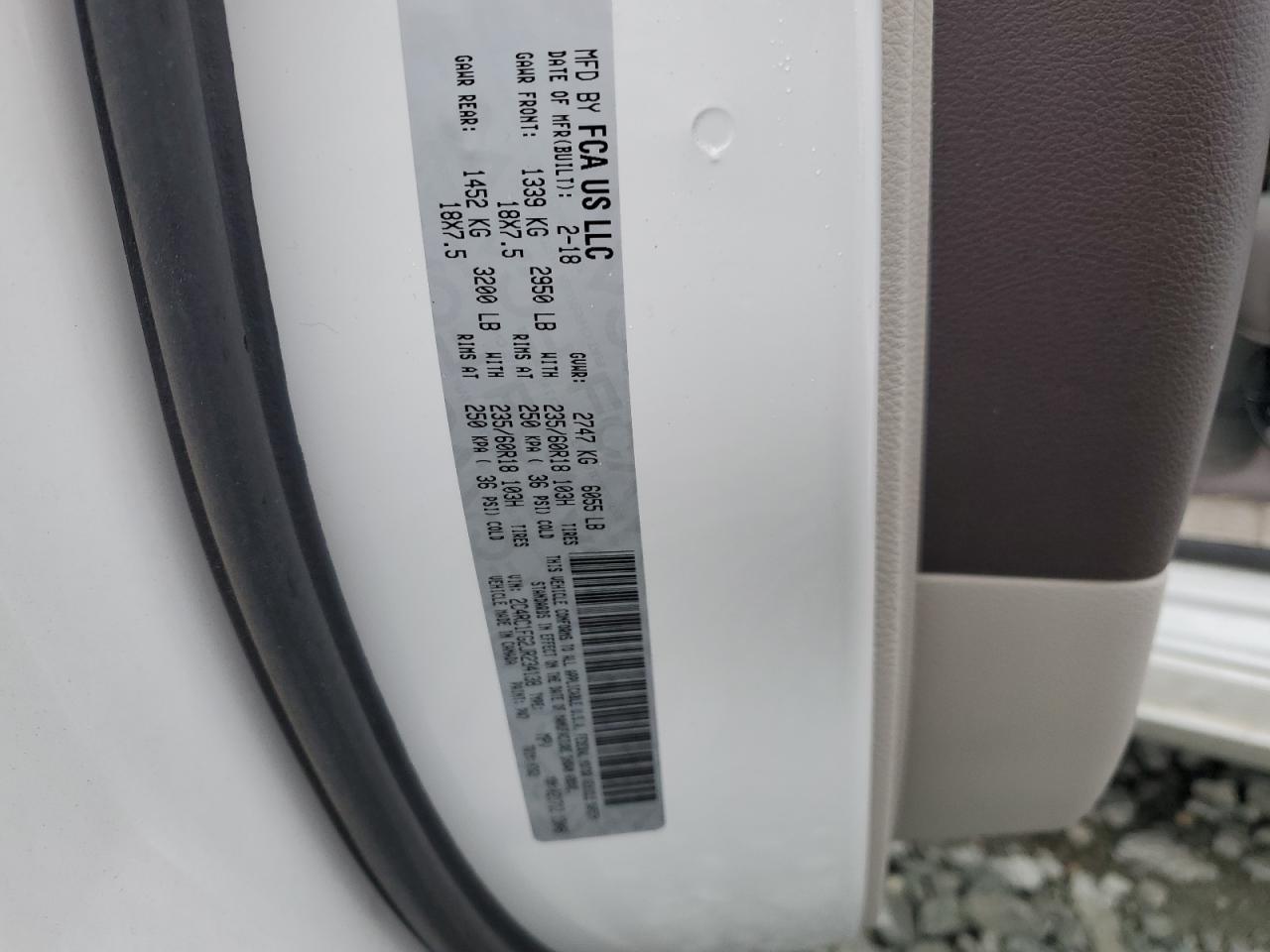 2018 Chrysler Pacifica Touring Plus VIN: 2C4RC1FG2JR234138 Lot: 90305545