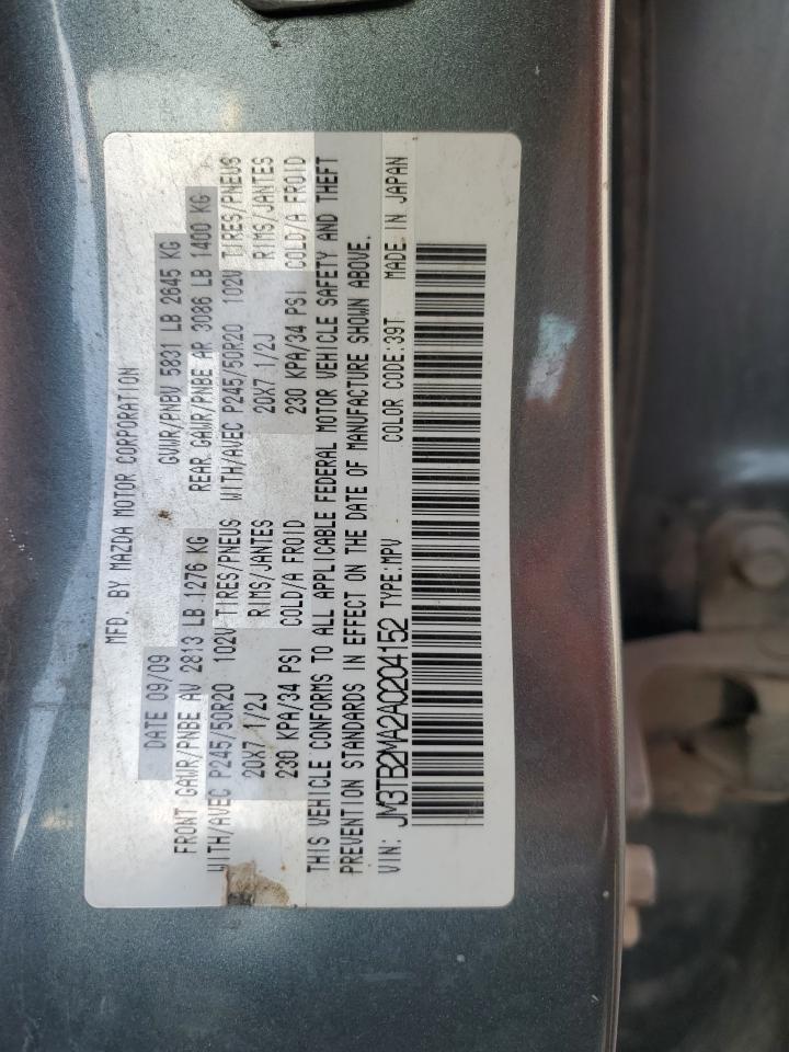 2010 Mazda Cx-9 VIN: JM3TB2MA2A0204152 Lot: 86292405