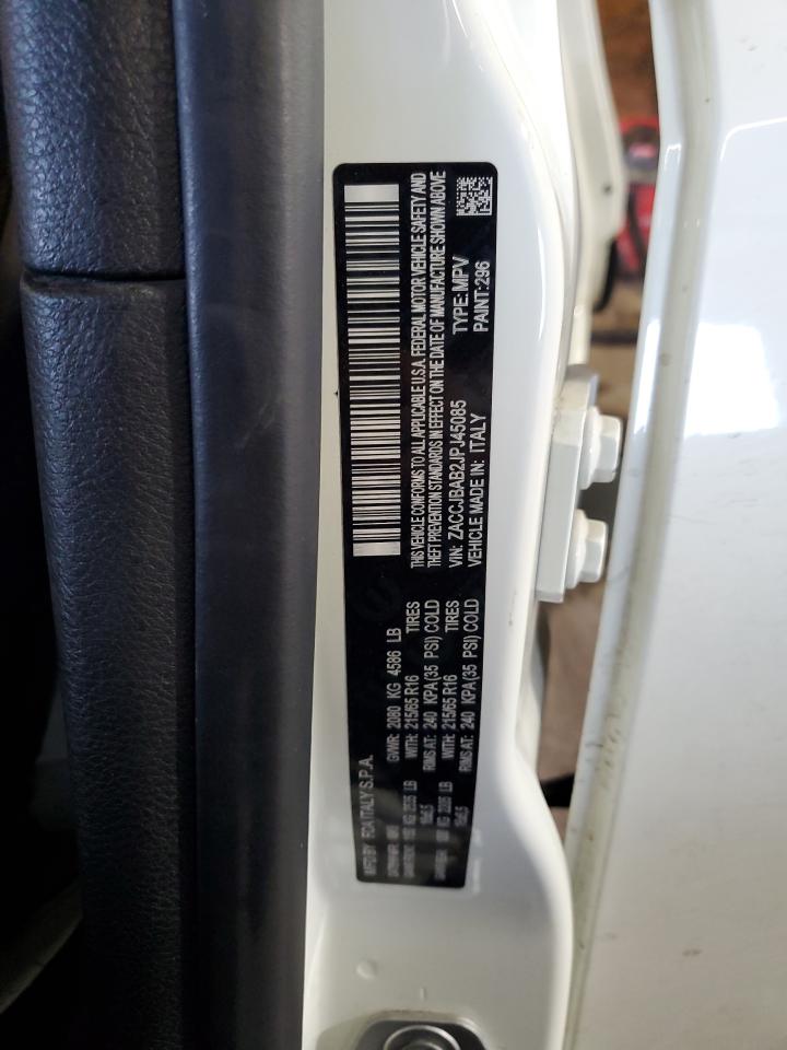 2018 Jeep Renegade Sport VIN: ZACCJBAB2JPJ45085 Lot: 85652365