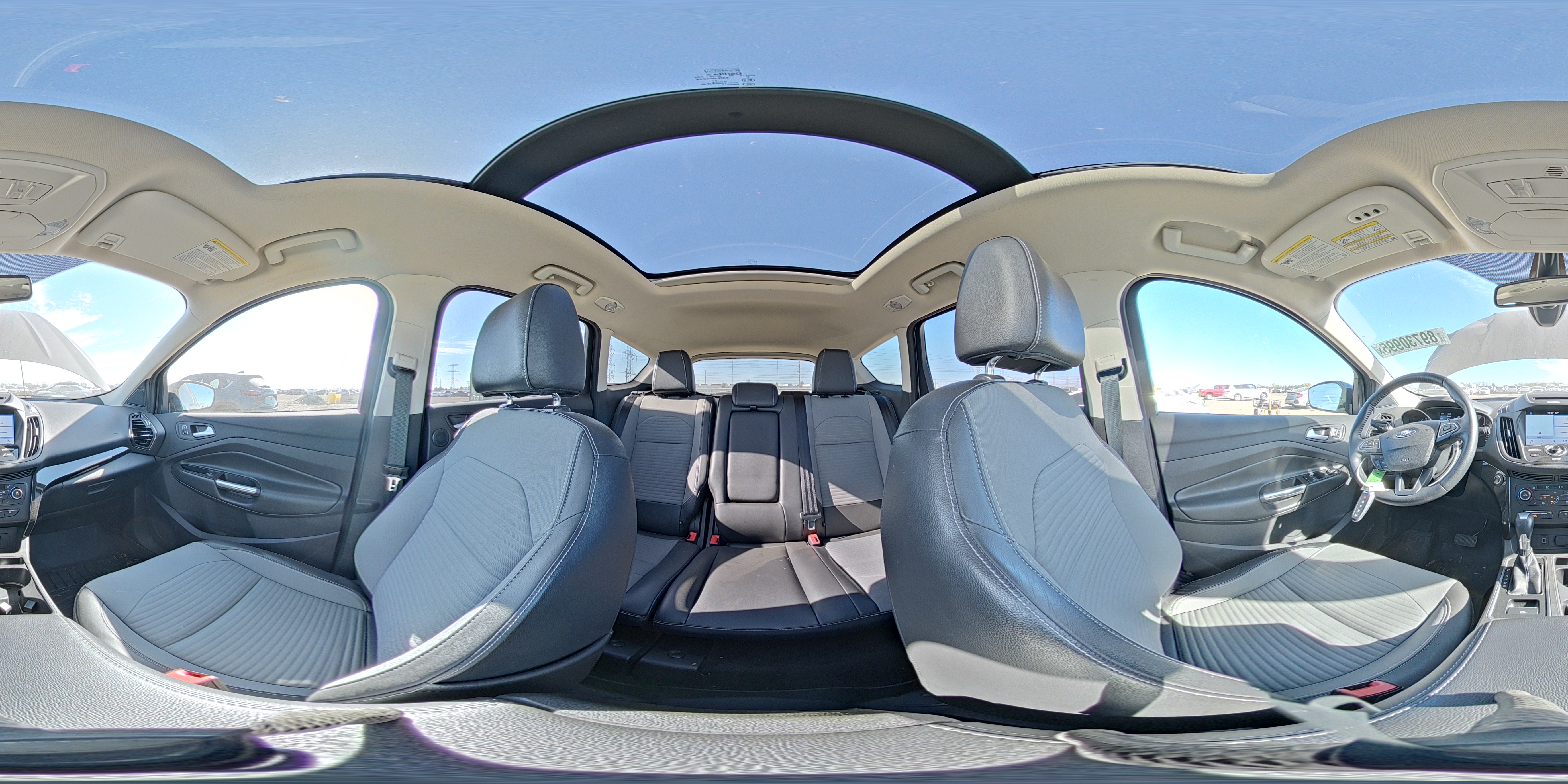 2017 Ford Escape Titanium VIN: 1FMCU9J9XHUD06030 Lot: 89730995