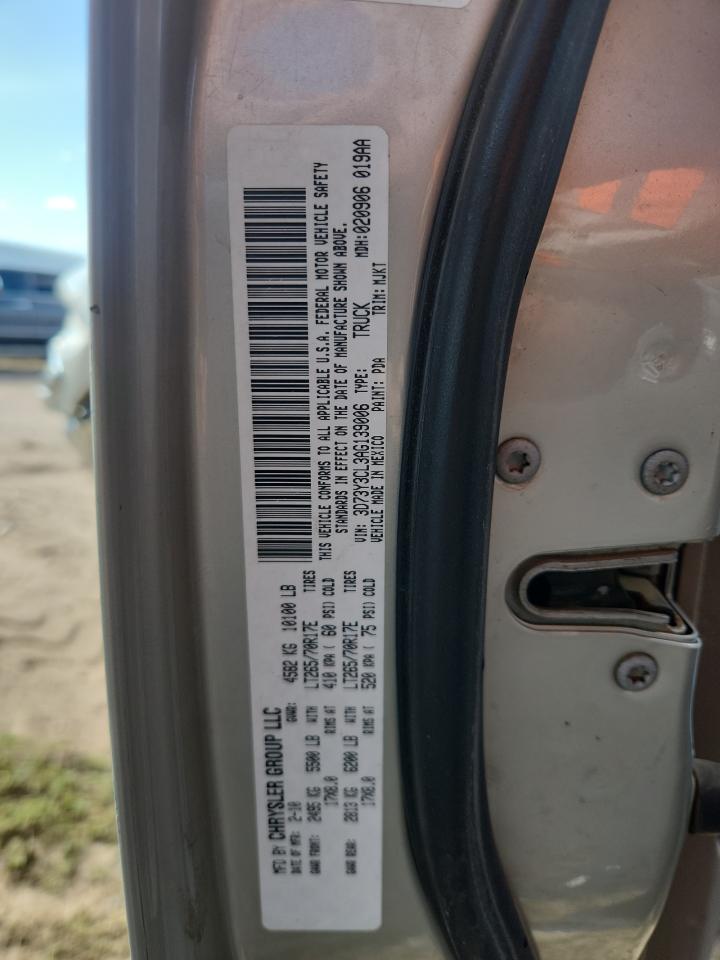 2010 Dodge Ram 3500 VIN: 3D73Y3CL3AG139006 Lot: 86261855