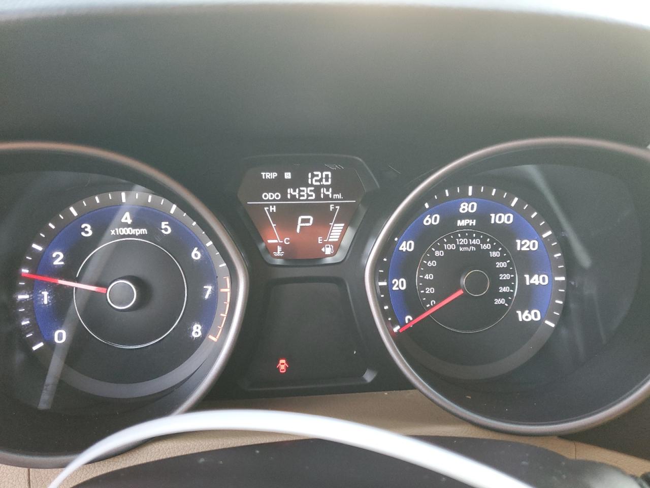 2013 Hyundai Elantra Gls VIN: 5NPDH4AE6DH446173 Lot: 85305495