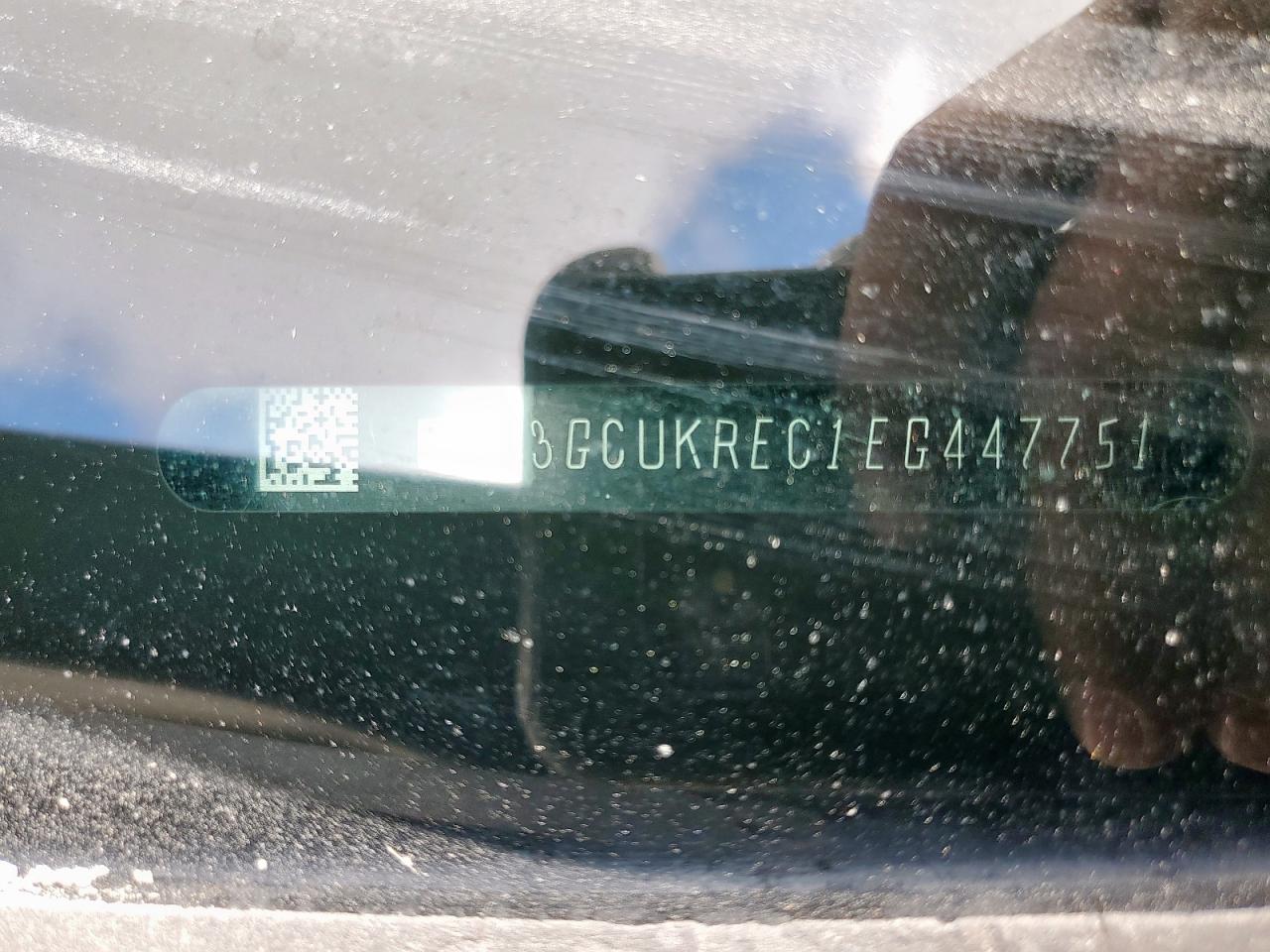 2014 Chevrolet Silverado K1500 Lt VIN: 3GCUKREC1EG447751 Lot: 85523495