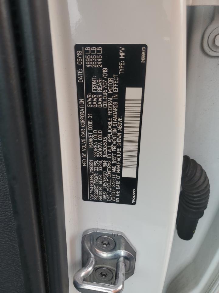 2020 Volvo Xc40 T5 R-Design VIN: YV4162UM5L2180951 Lot: 90300985