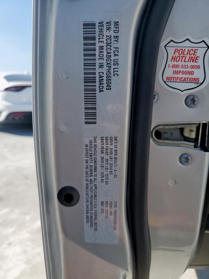 2023 Chrysler 300 S VIN: 2C3CCABGXPH566049 Lot: 81915035