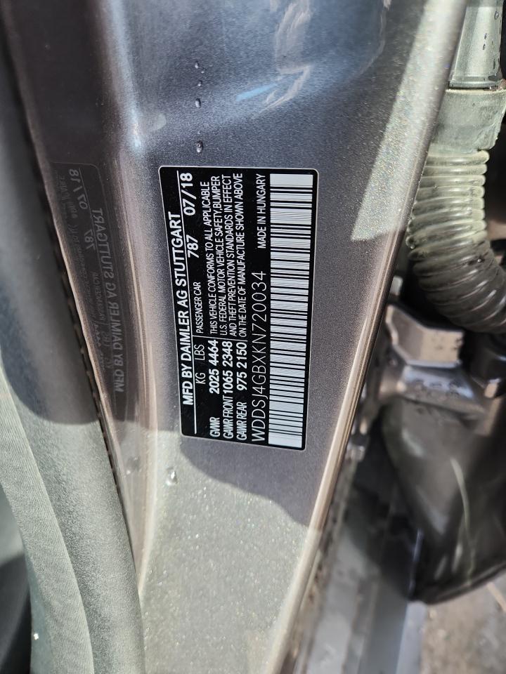 2019 Mercedes-Benz Cla 250 4Matic VIN: WDDSJ4GBXKN720034 Lot: 86265935