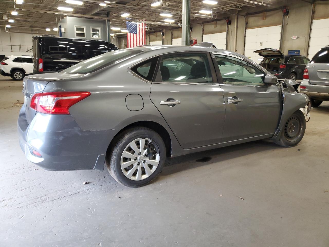 2019 Nissan Sentra S red null gas 3N1AB7AP7KY259308 photo #4