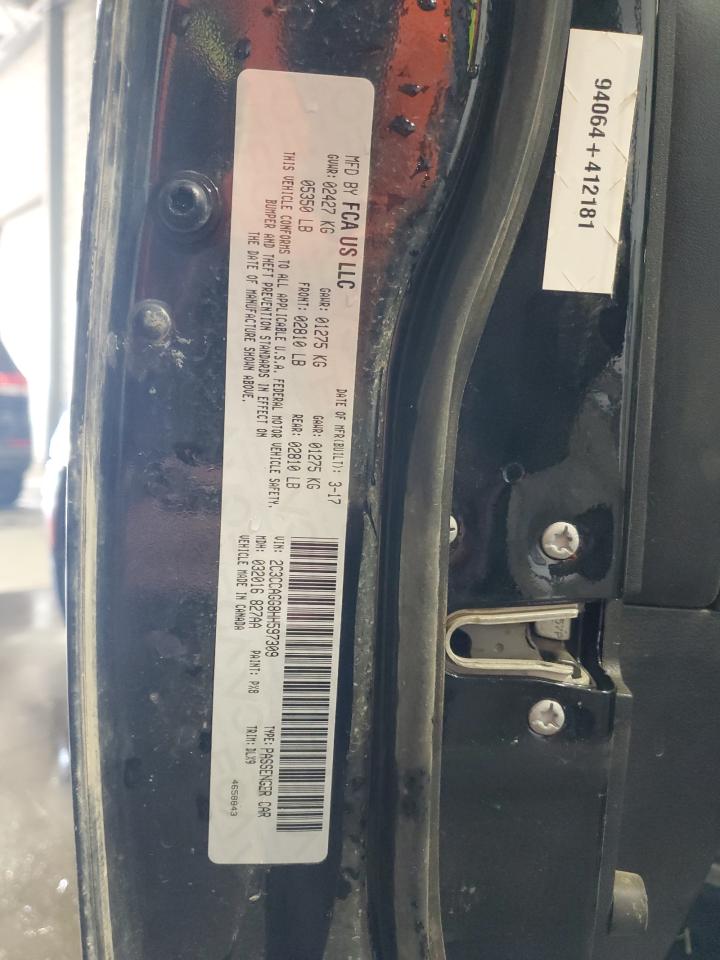 2017 Chrysler 300 S VIN: 2C3CCAGG8HH597309 Lot: 85178155