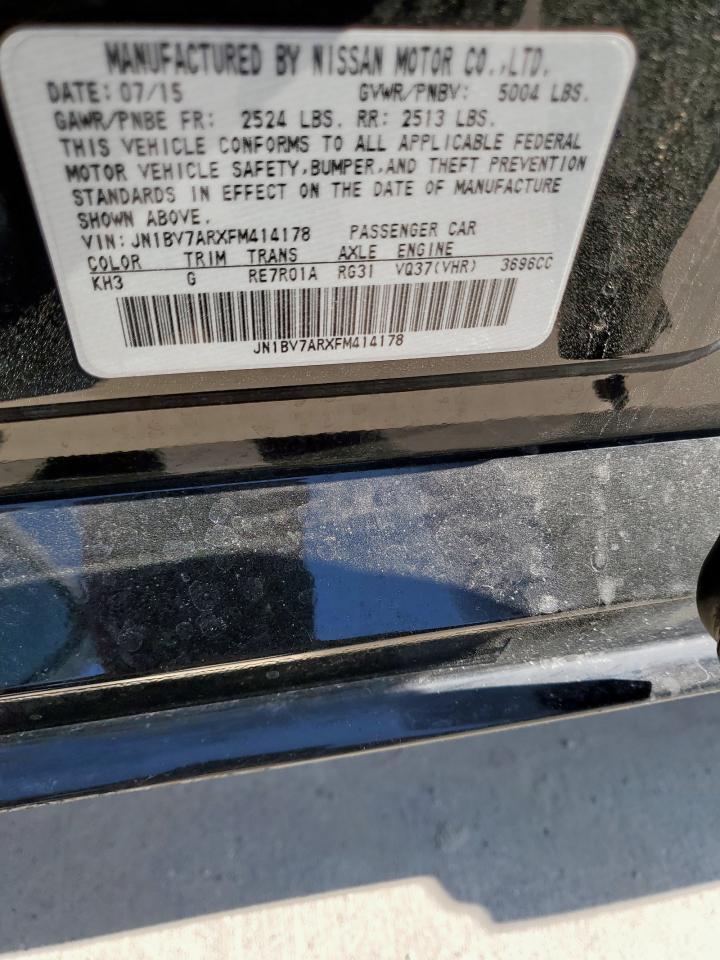 2015 Infiniti Q50 Base VIN: JN1BV7ARXFM414178 Lot: 90271705