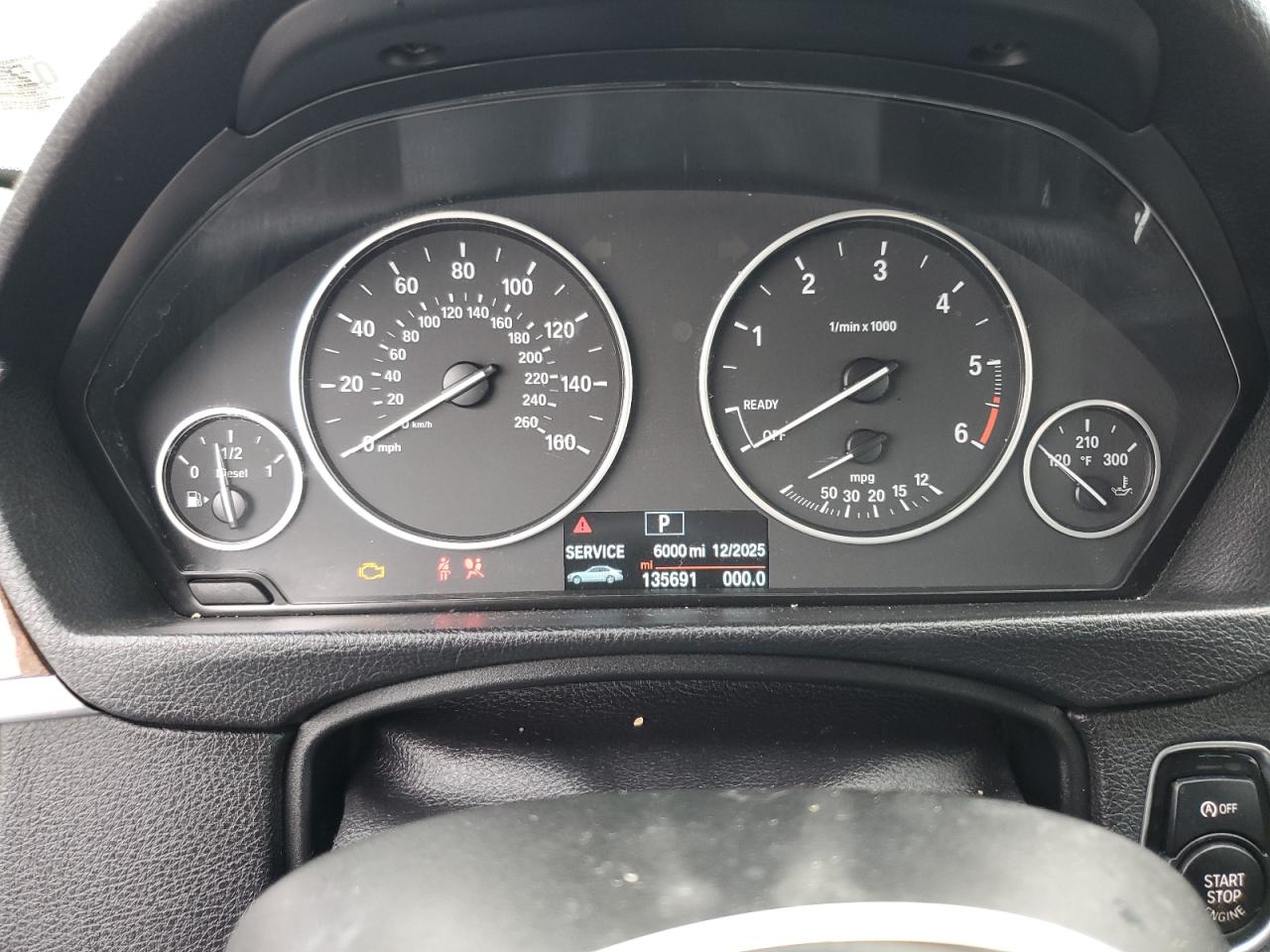 2014 BMW 328 D xDrive VIN: WBA3D5C59EKX97301 Lot: 85705915