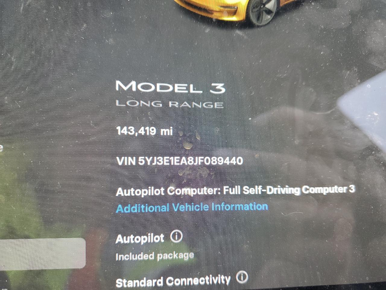 2018 Tesla Model 3 VIN: 5YJ3E1EA8JF089440 Lot: 84900205