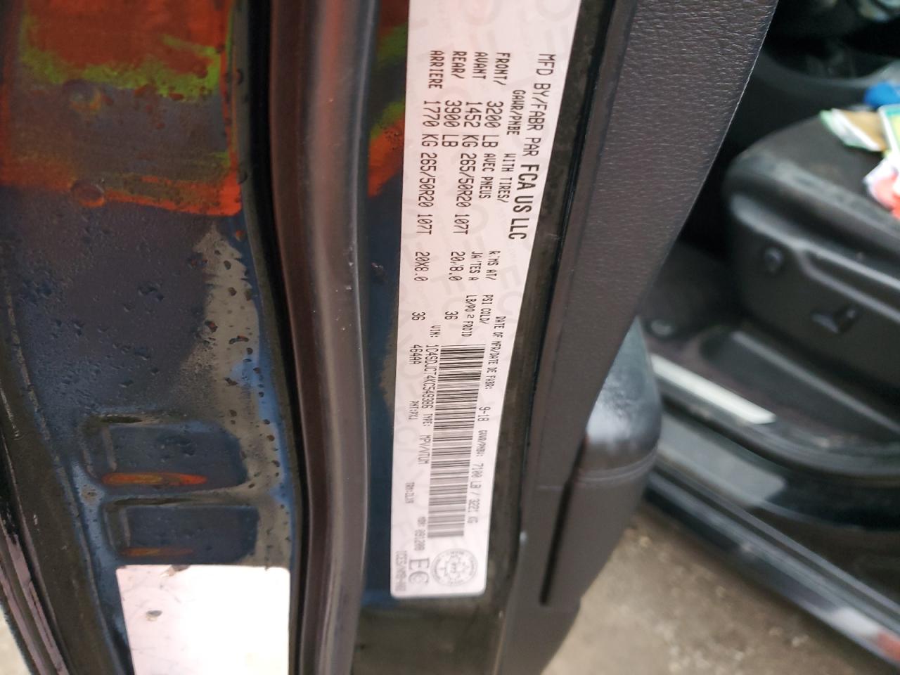 2019 Dodge Durango R/T VIN: 1C4SDJCT4KC549386 Lot: 90712415