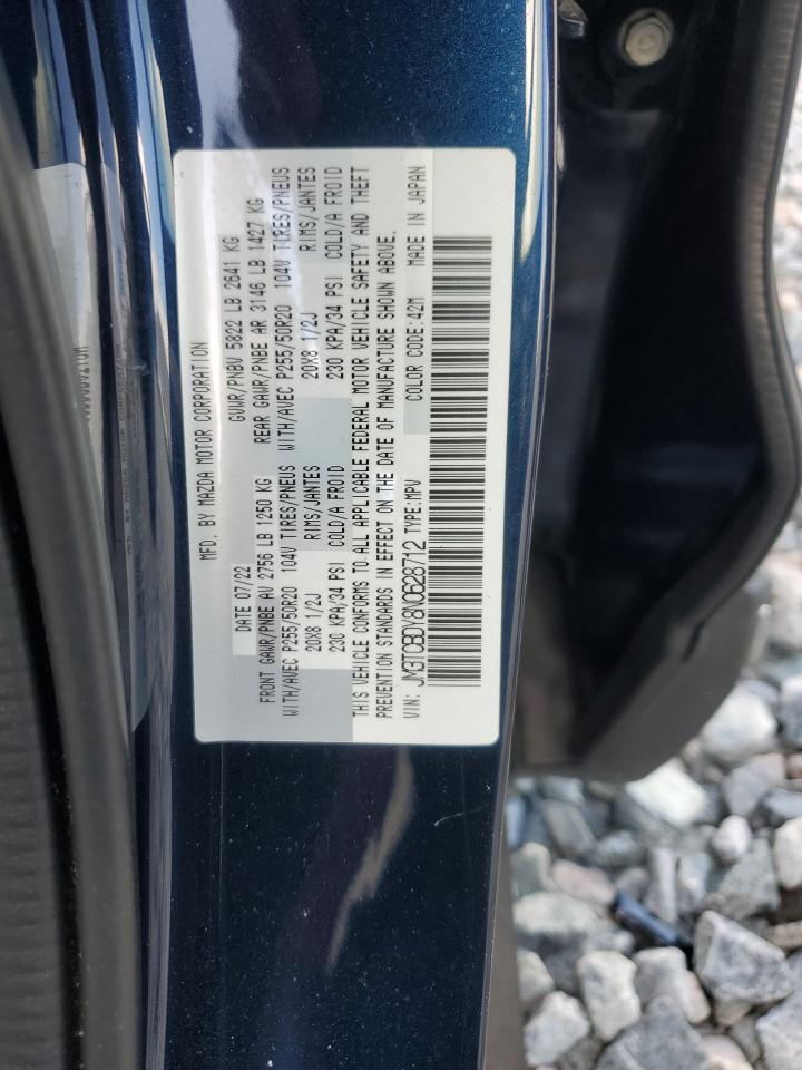 2022 Mazda Cx-9 Grand Touring VIN: JM3TCBDY8N0628712 Lot: 84483905