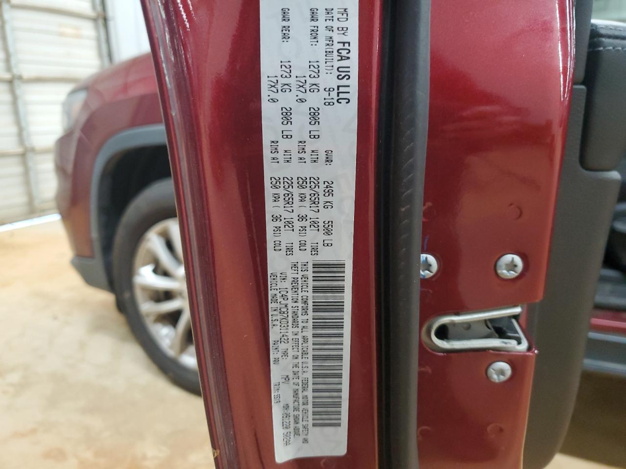 2019 Jeep Cherokee Latitude VIN: 1C4PJMCB7KD311422 Lot: 82602625