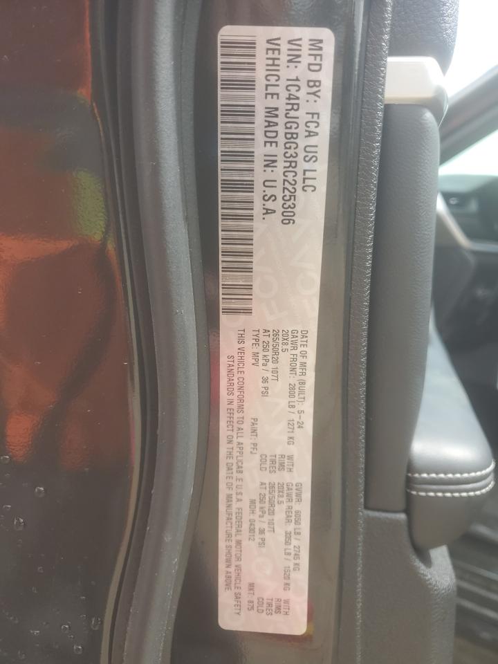 2024 Jeep Grand Cherokee Limited VIN: 1C4RJGBG3RC225306 Lot: 81680065