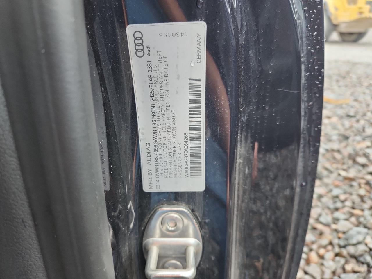 2014 Audi A5 Premium VIN: WAUCFAFR7EA064266 Lot: 85008185