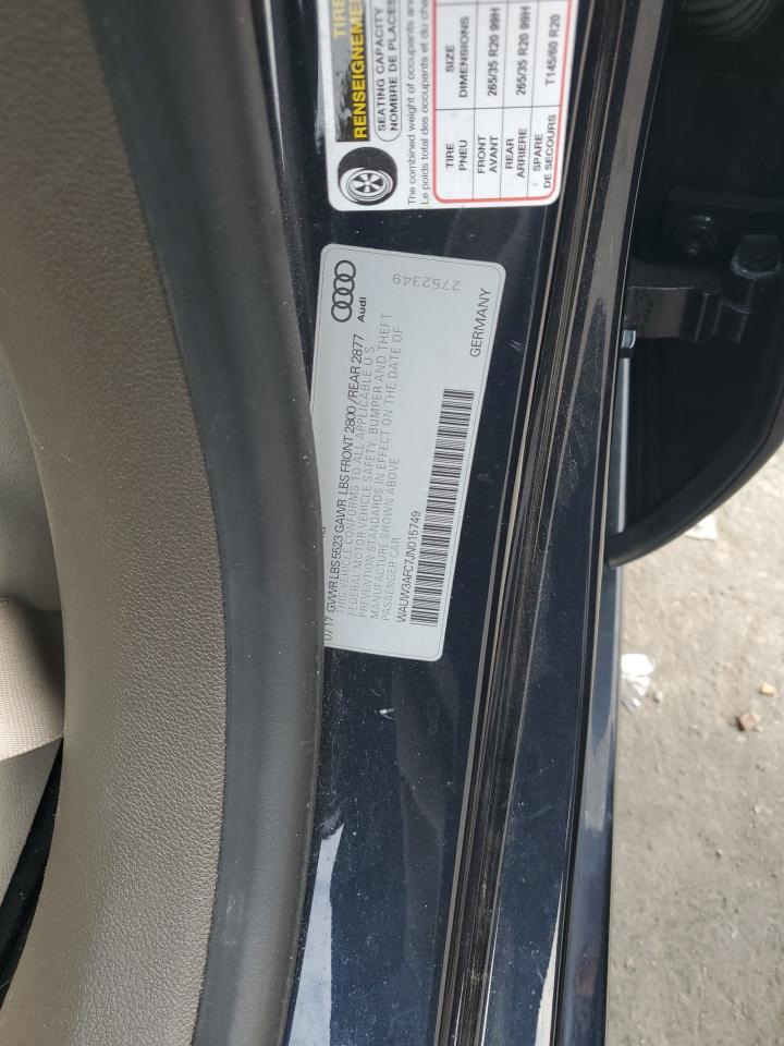 2018 Audi A7 Premium Plus VIN: WAUW3AFC7JN015749 Lot: 86645235