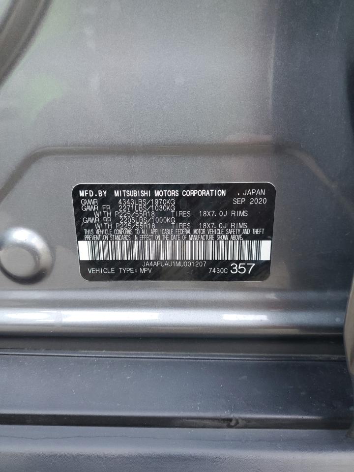 2021 Mitsubishi Outlander Sport Es VIN: JA4APUAU1MU001207 Lot: 86870185