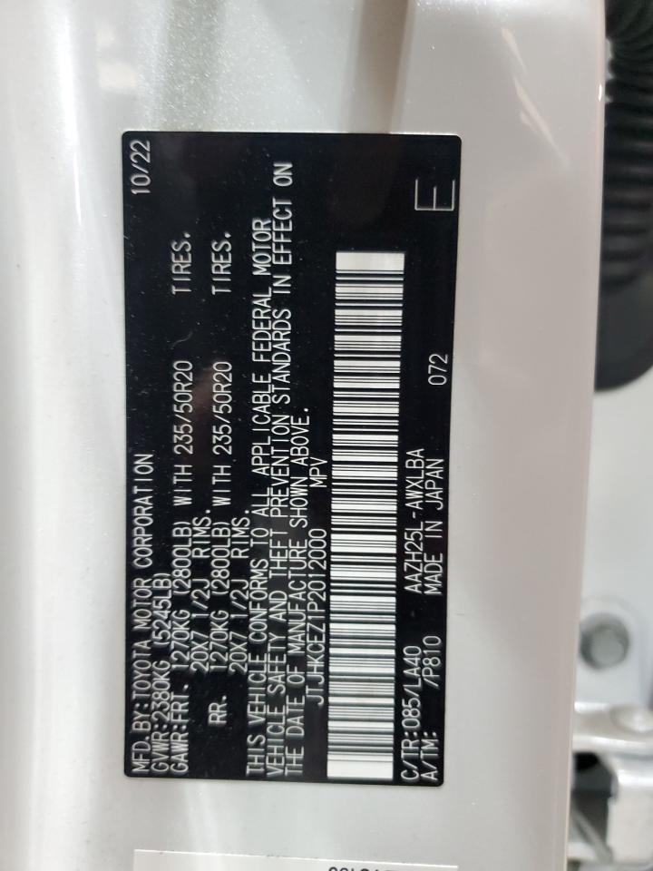 2023 Lexus Nx 350H VIN: JTJHKCEZ1P2012000 Lot: 90427735