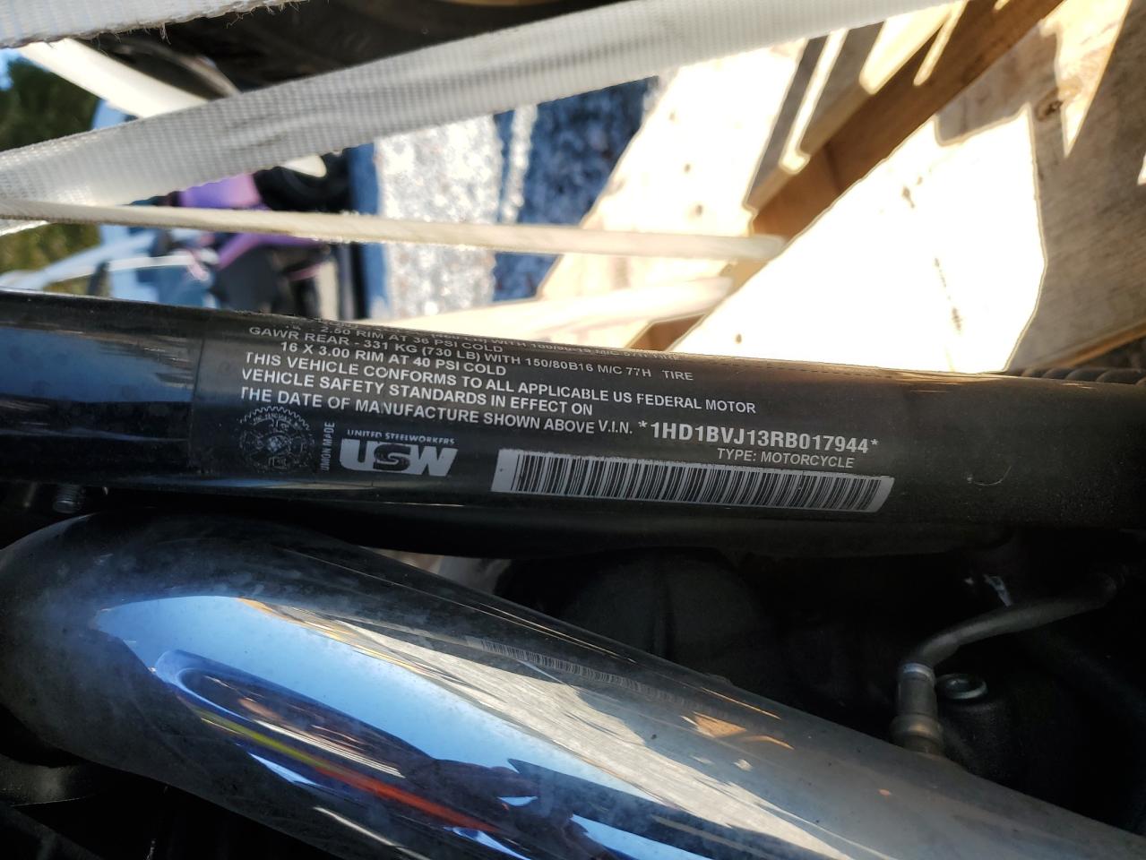 2024 Harley-Davidson Fxst VIN: 1HD1BVJ13RB017944 Lot: 90785365