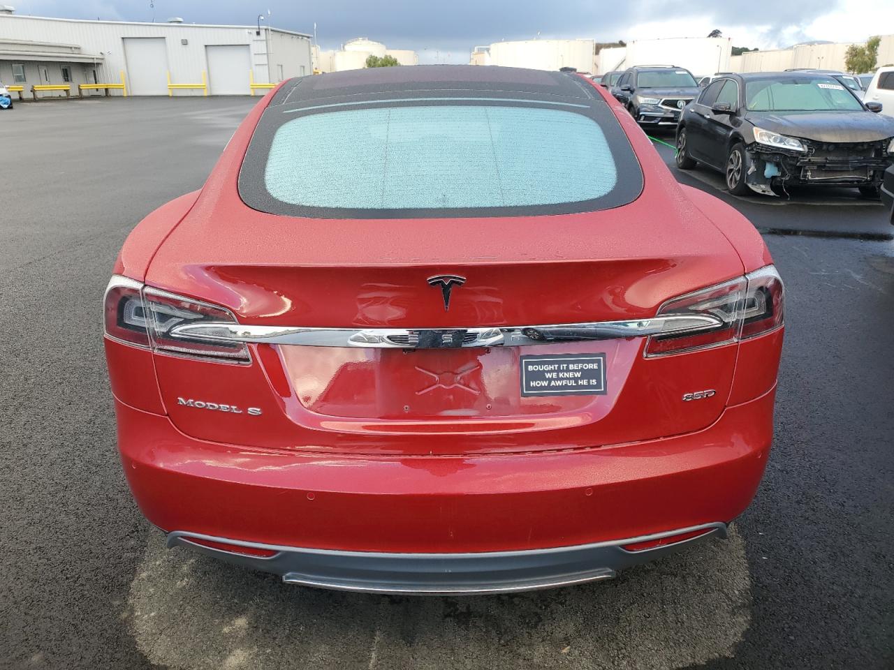 2015 Tesla Model S 85D VIN: 5YJSA1H27FF086595 Lot: 82736875