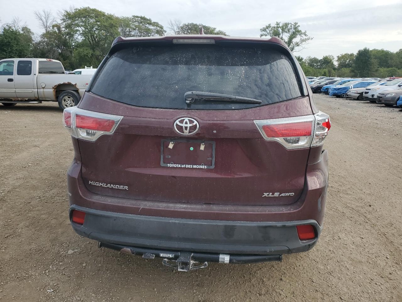 2016 Toyota Highlander Xle VIN: 5TDJKRFH4GS295840 Lot: 84817545