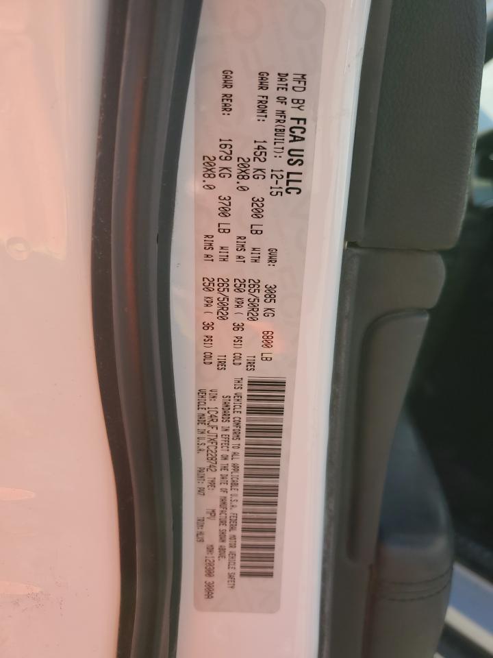 2015 Jeep Grand Cherokee Summit VIN: 1C4RJFJTXFC228742 Lot: 86435435