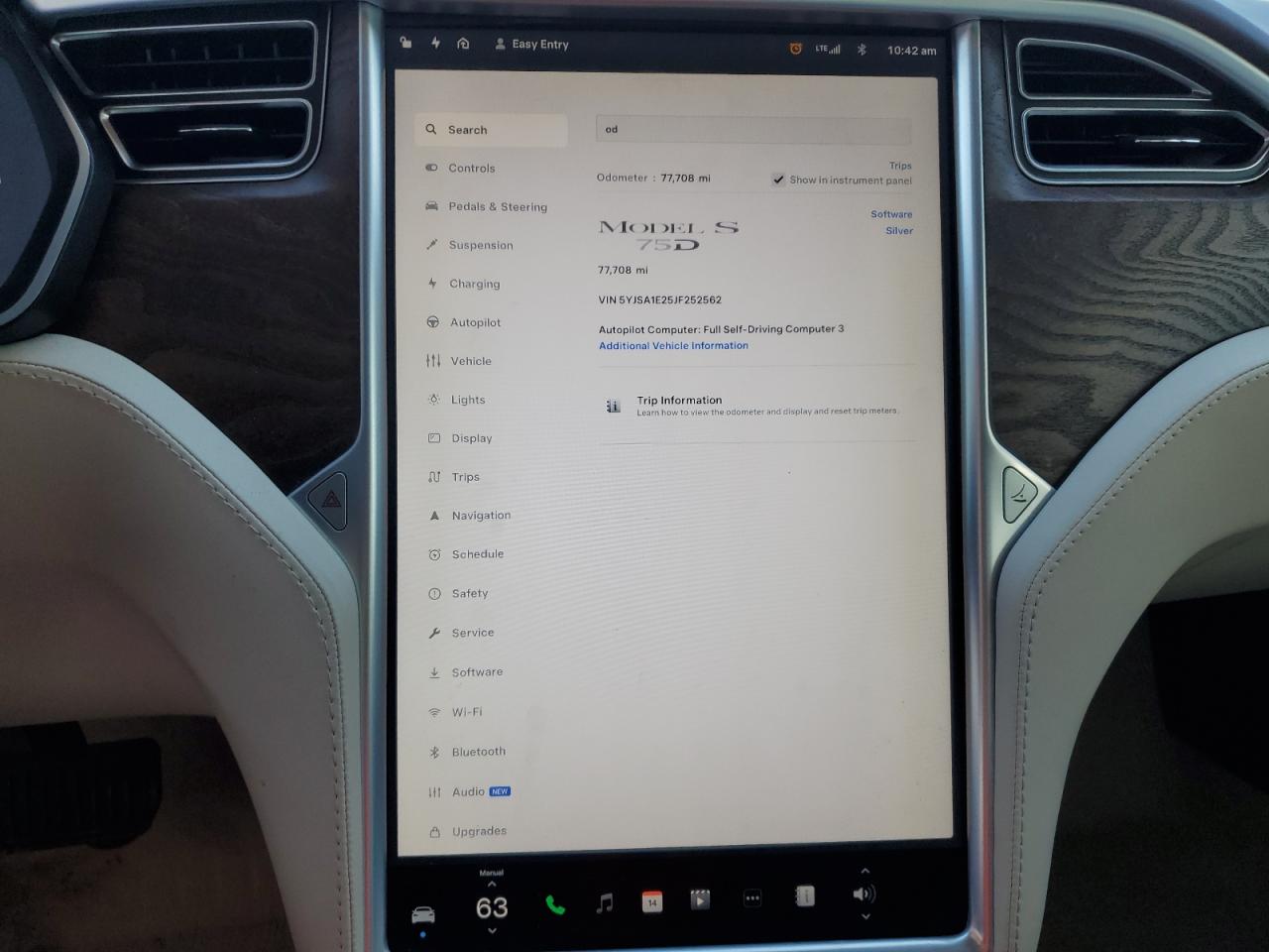 2018 Tesla Model S VIN: 5YJSA1E25JF252562 Lot: 82462195