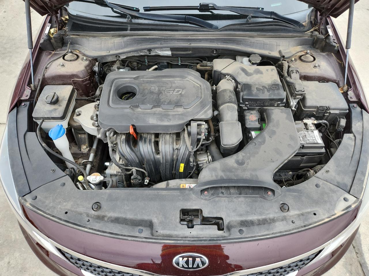 2016 Kia Optima Lx VIN: 5XXGT4L34GG046605 Lot: 82342425