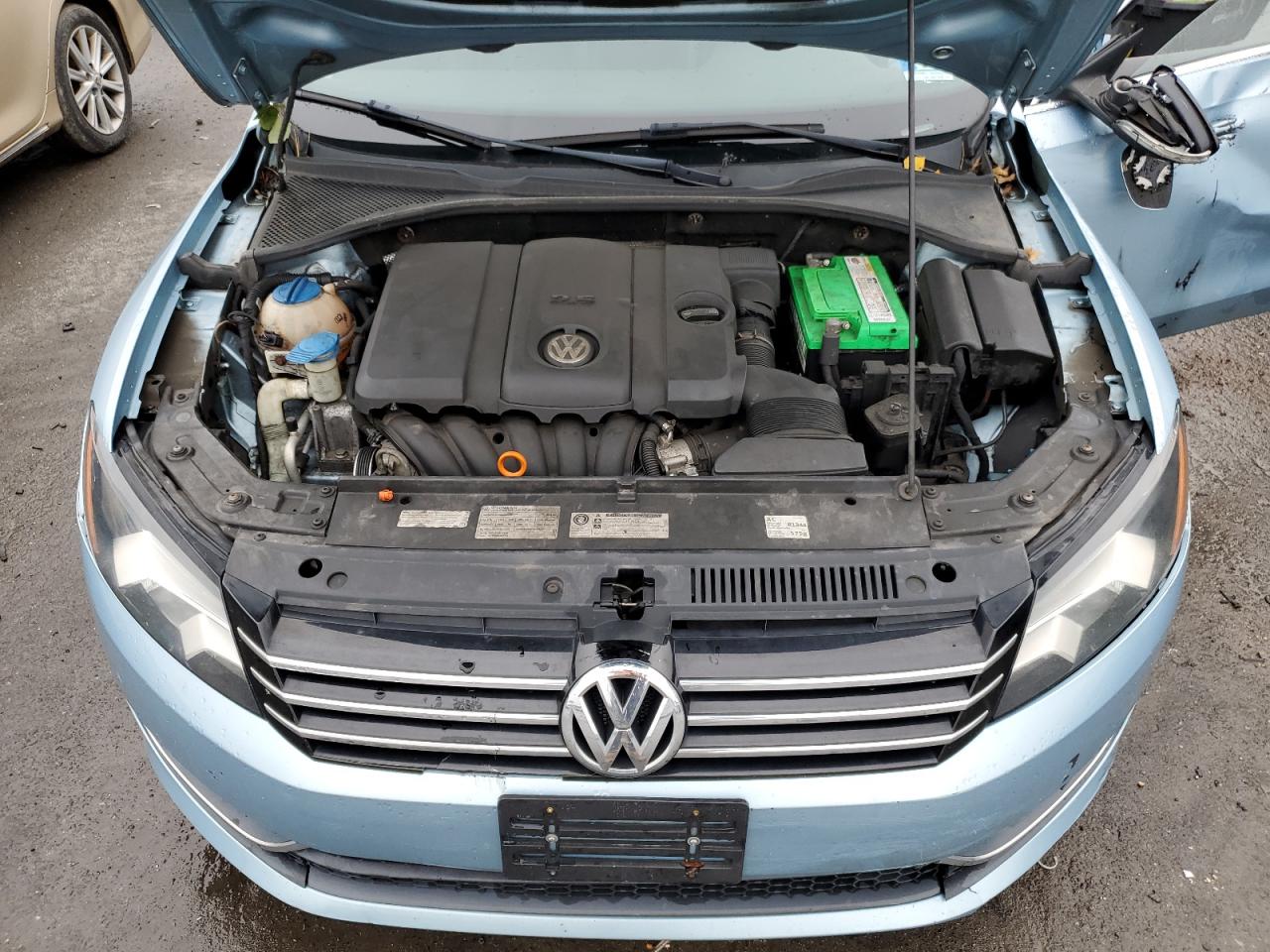 2012 Volkswagen Passat Se VIN: 1VWBP7A35CC031475 Lot: 86620205