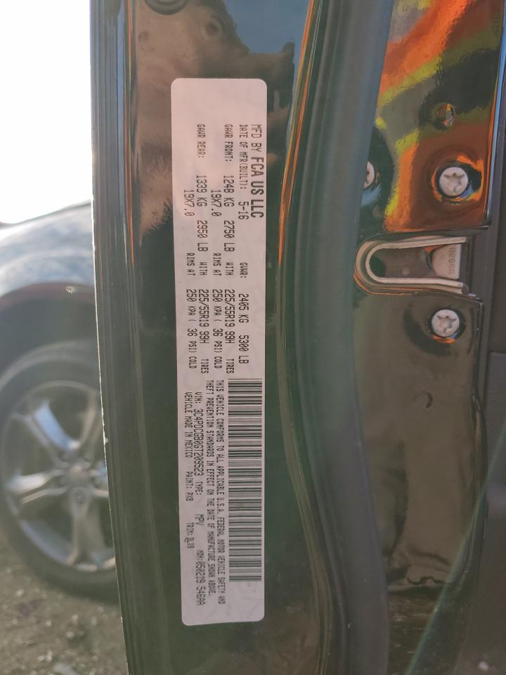 2016 Dodge Journey Crossroad VIN: 3C4PDCGB0GT209523 Lot: 82468265