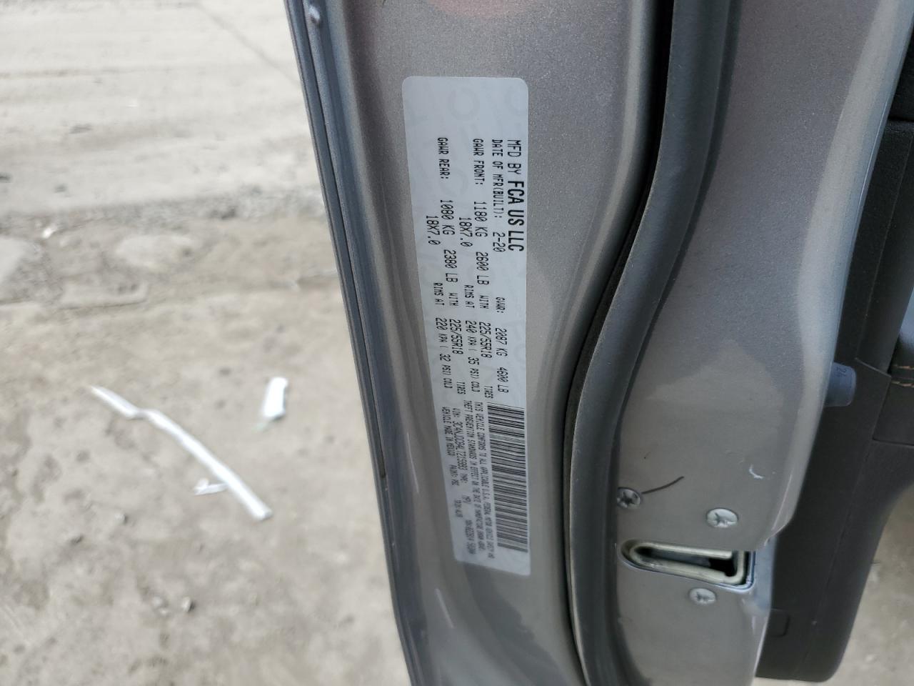 2020 Jeep Compass Limited VIN: 3C4NJDCB4LT215993 Lot: 86777745