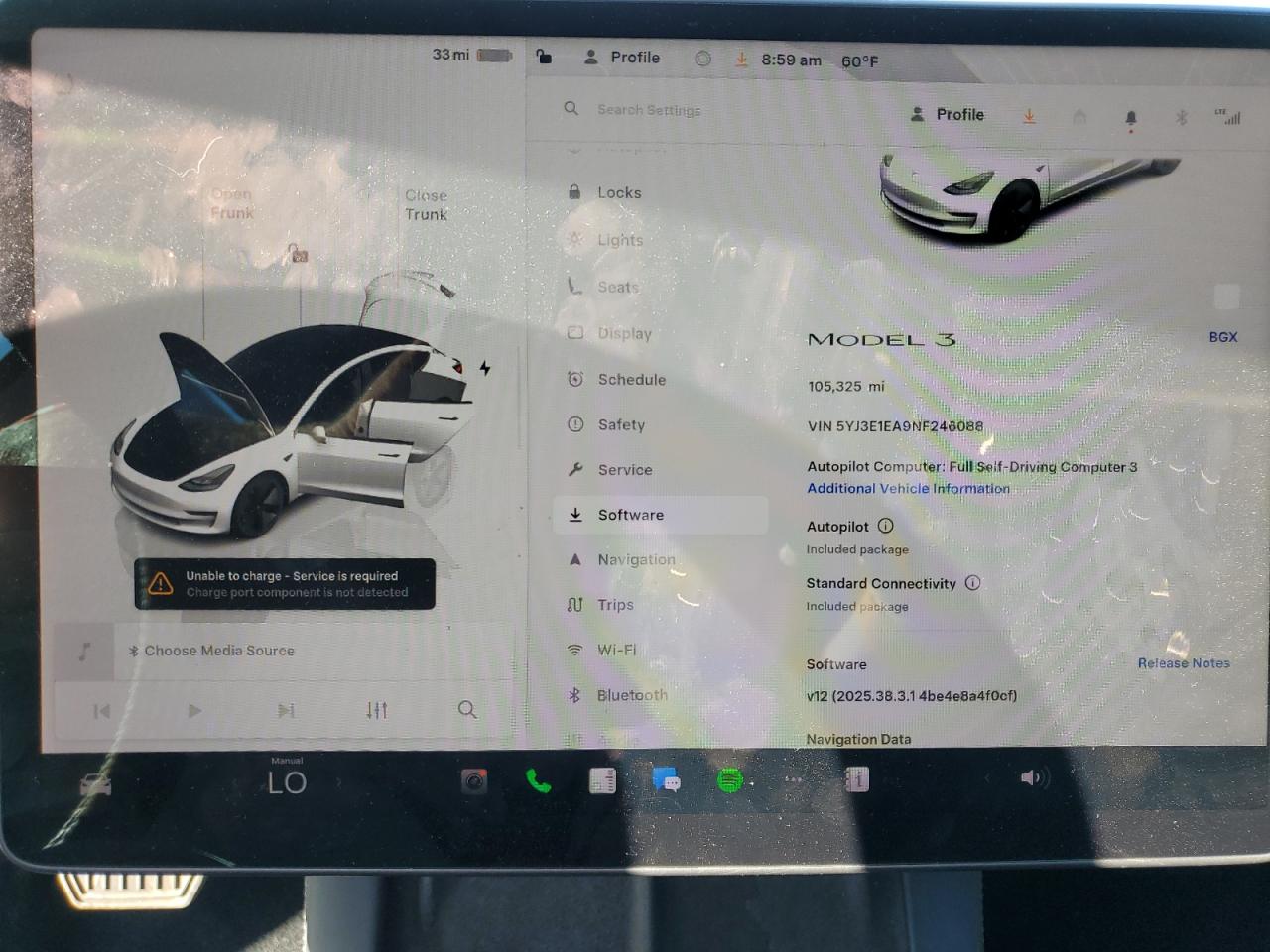 2022 Tesla Model 3 VIN: 5YJ3E1EA9NF246088 Lot: 90370895