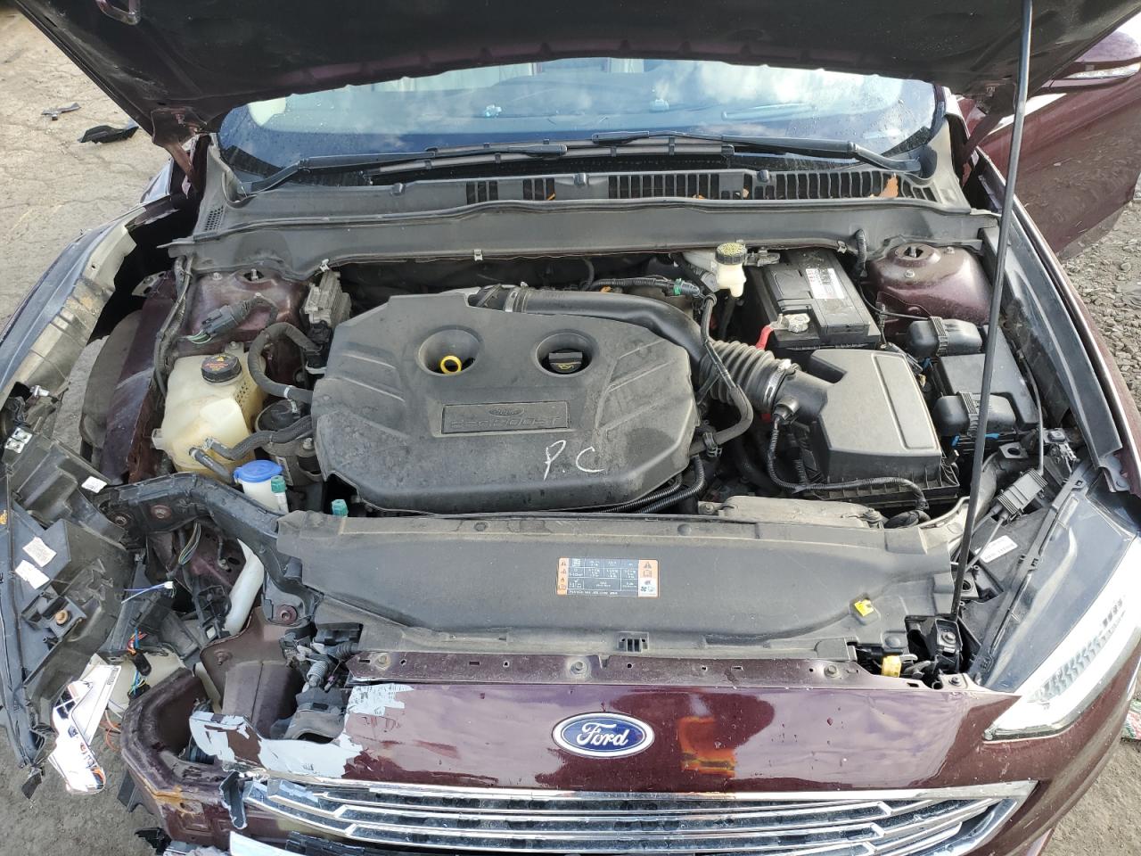 2017 Ford Fusion Titanium VIN: 3FA6P0D95HR288811 Lot: 86778125