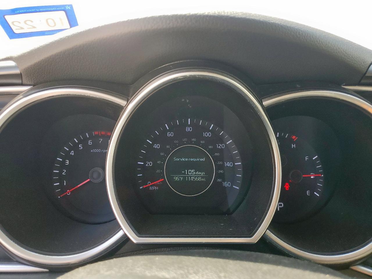 2015 Kia Optima Lx VIN: 5XXGM4A7XFG392899 Lot: 84475145