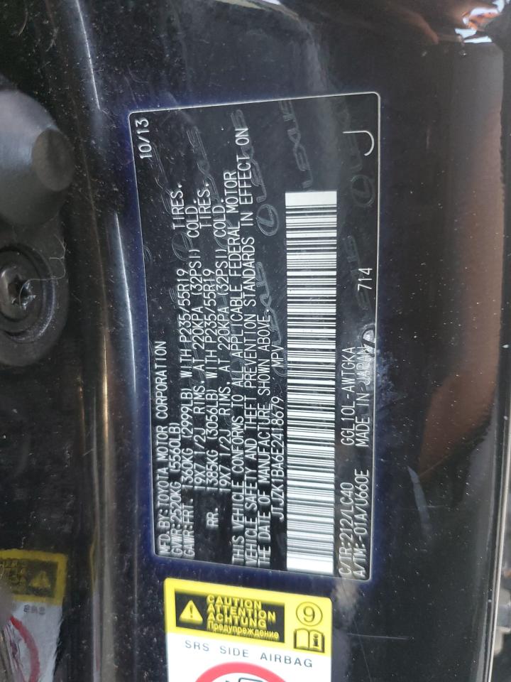 2014 Lexus Rx 350 VIN: JTJZK1BA6E2418679 Lot: 90727515