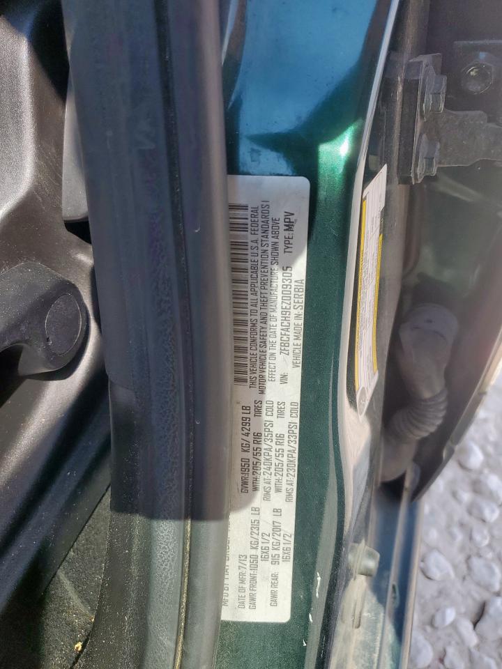 2014 Fiat 500L Lounge VIN: ZFBCFACH9EZ009305 Lot: 85093795