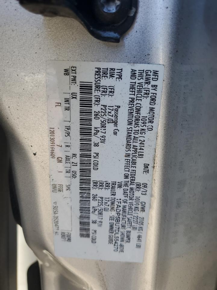 2013 Ford C-Max Sel VIN: 1FADP5BU7DL554270 Lot: 82614795