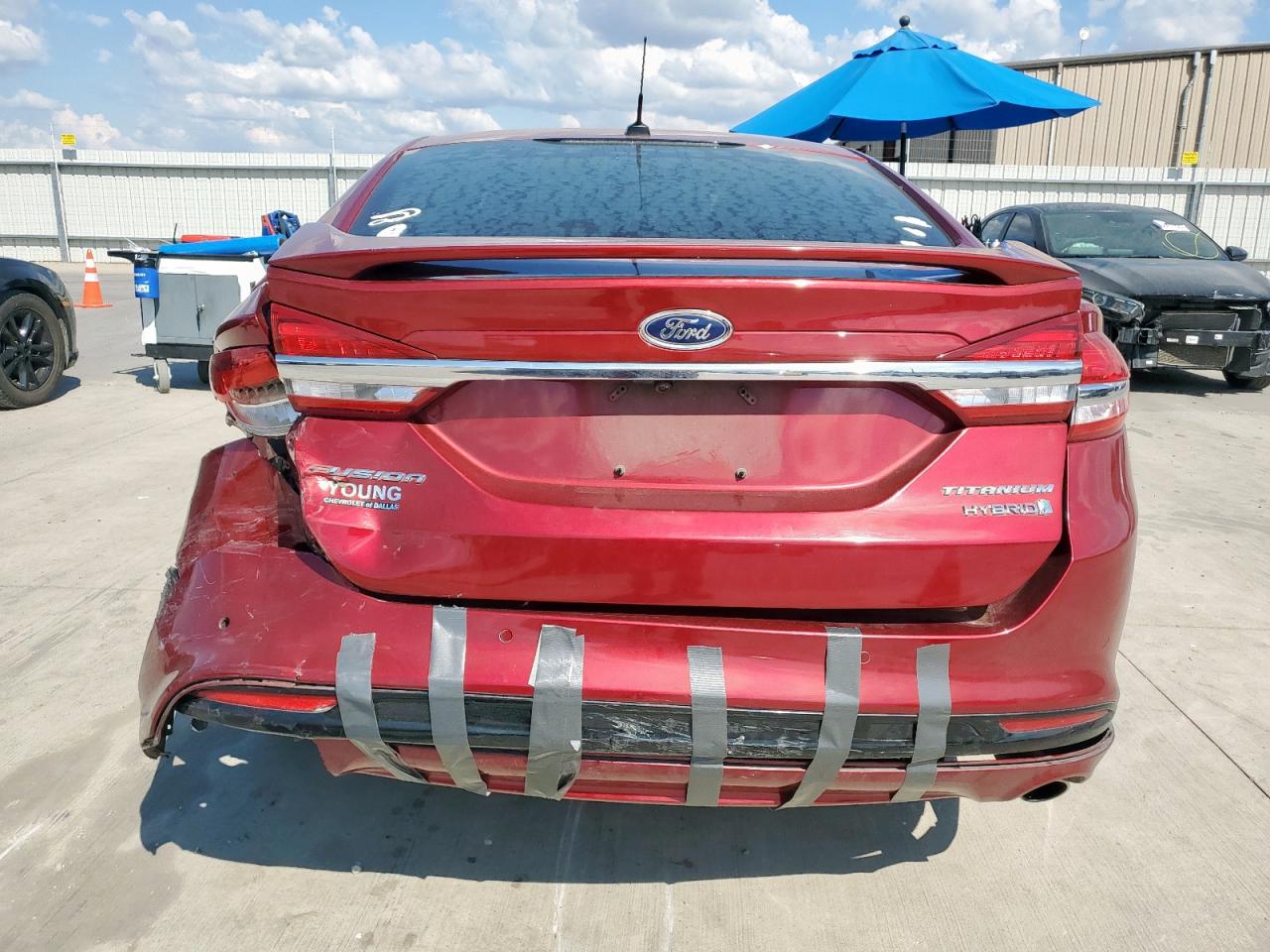 2017 Ford Fusion Titanium Hev VIN: 3FA6P0RU0HR384116 Lot: 85718565