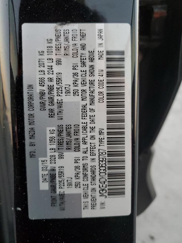 2016 Mazda Cx-5 Gt VIN: JM3KE4DY0G0639787 Lot: 86552235