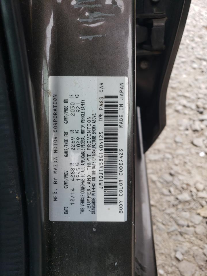 2016 Mazda 6 Touring VIN: JM1GJ1V58G1404125 Lot: 90373615