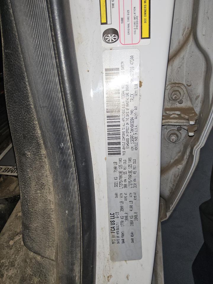 2019 Ram 1500 Rebel VIN: 1C6SRFLT0KN903284 Lot: 84995085