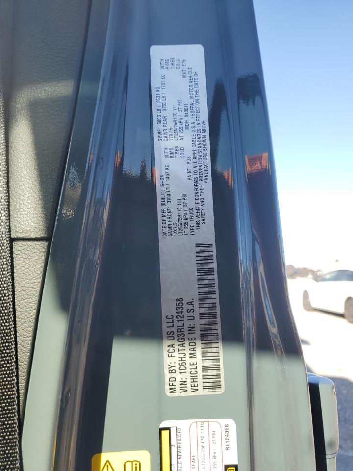 2024 Jeep Gladiator Sport VIN: 1C6HJTAG3RL124358 Lot: 89466195