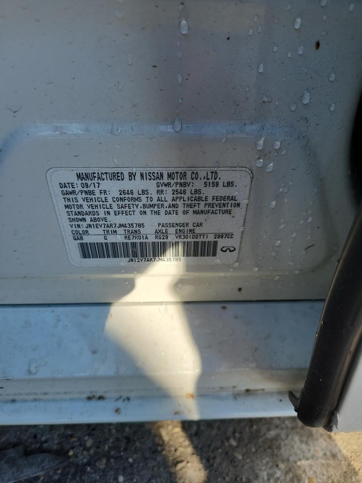 2018 Infiniti Q50 Luxe VIN: JN1EV7AR7JM435785 Lot: 86322745