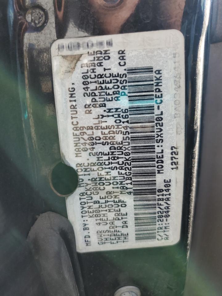 1999 Toyota Camry Ce VIN: 4T1BG22K0XU554166 Lot: 84909425