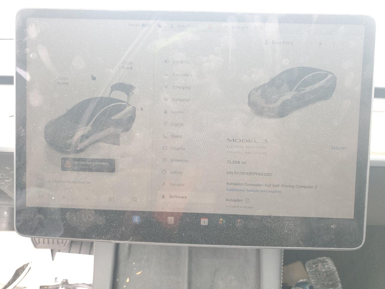 2023 Tesla Model 3 VIN: 5YJ3E1EB1PF601265 Lot: 89868475