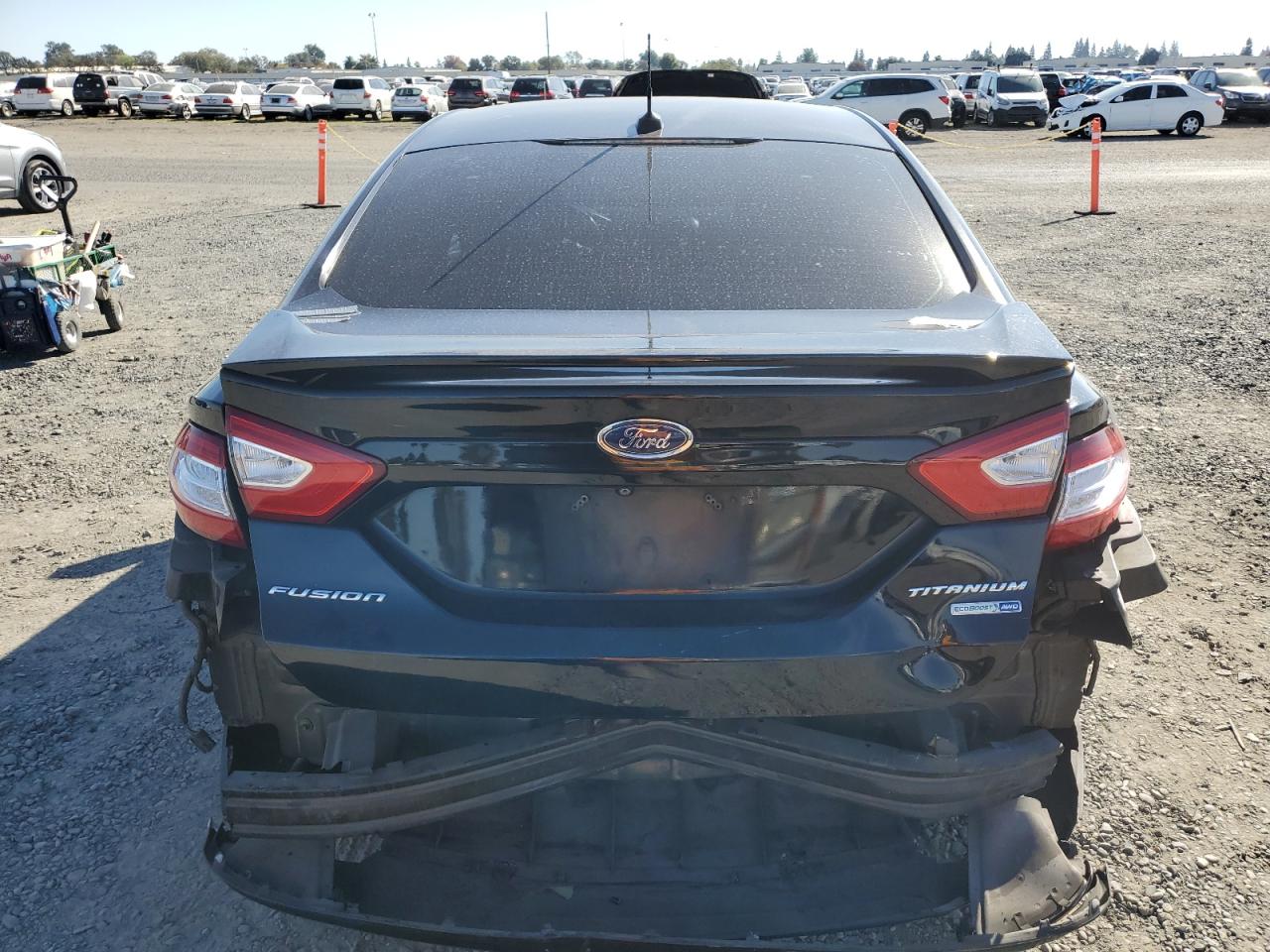 2016 Ford Fusion Titanium VIN: 3FA6P0D92GR145572 Lot: 90538365