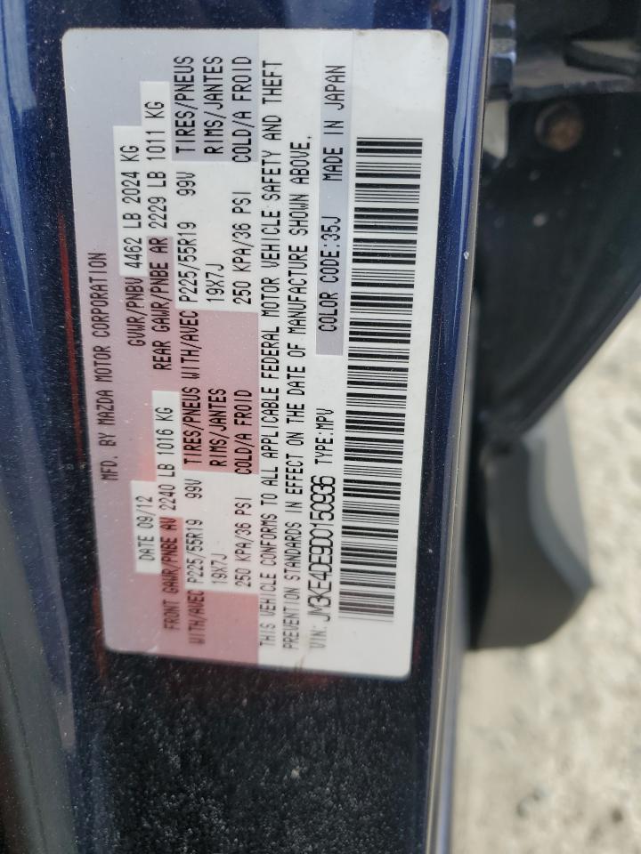 2013 Mazda Cx-5 Gt VIN: JM3KE4DE9D0150936 Lot: 81907755